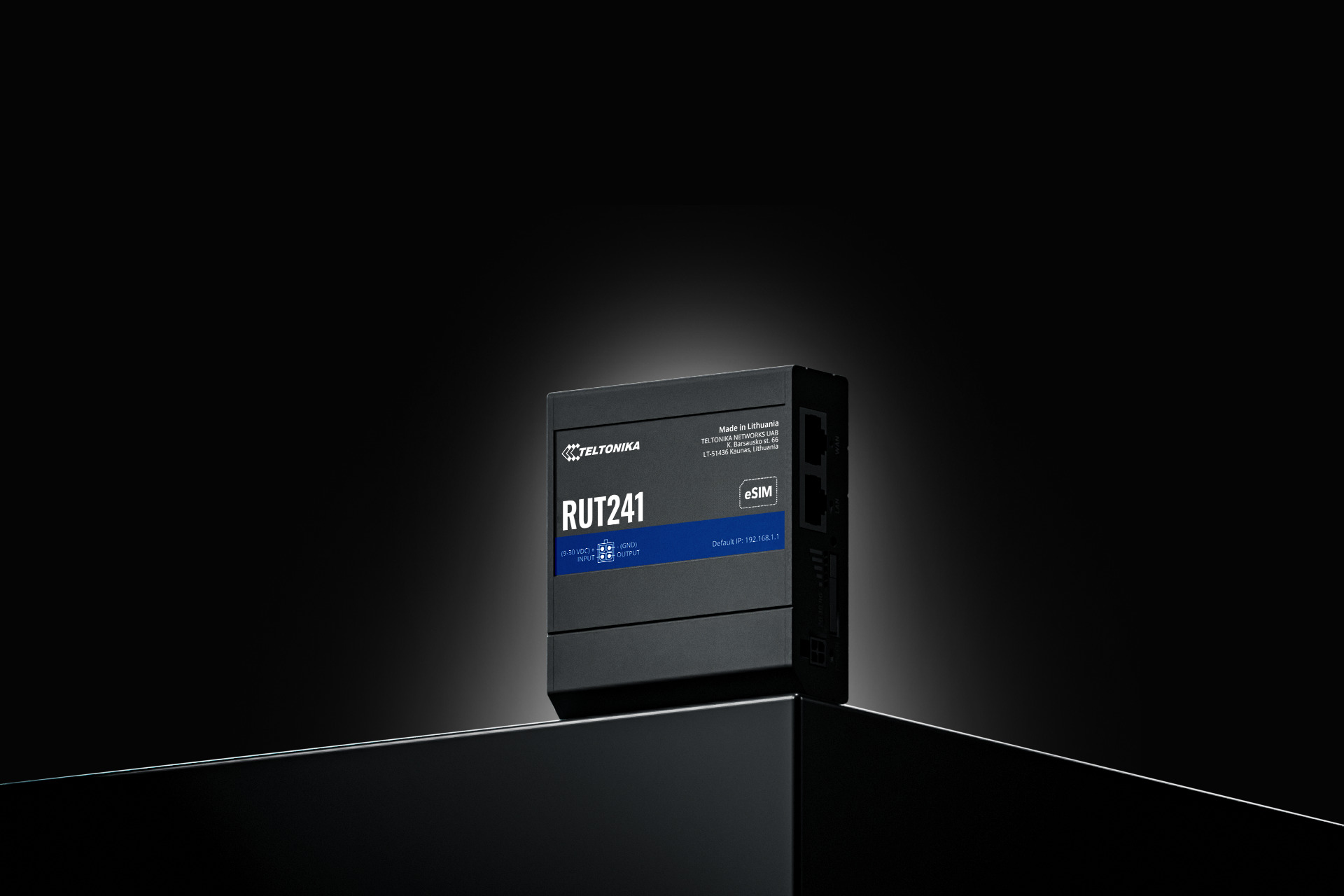 eSIM Router side view