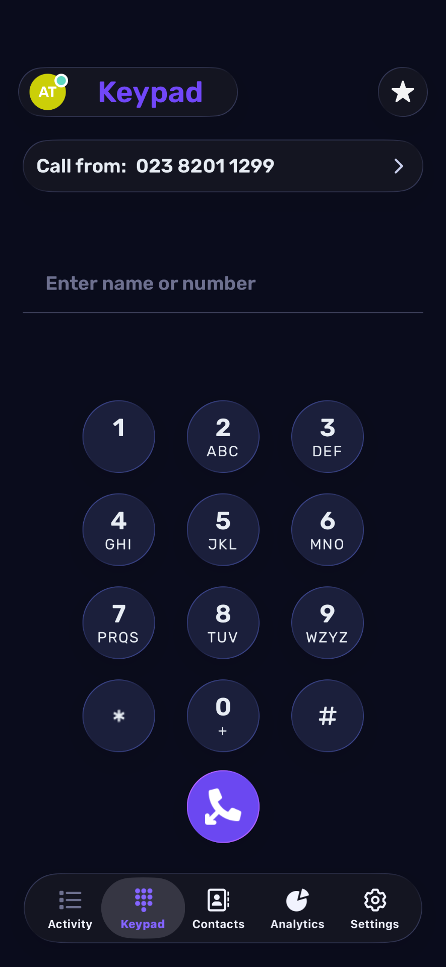 PhoneLine+ Keypad
