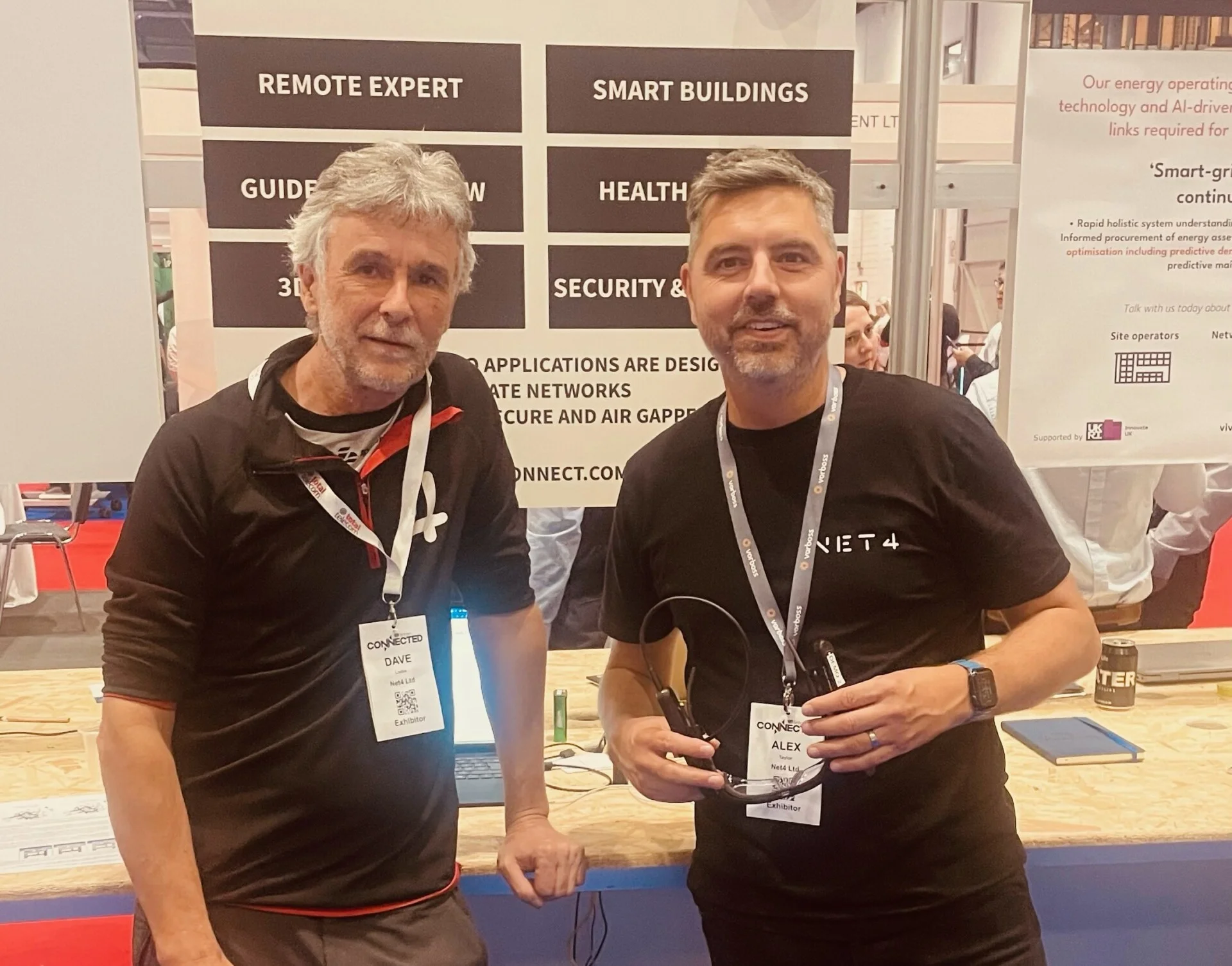 Dave and Alex at conference